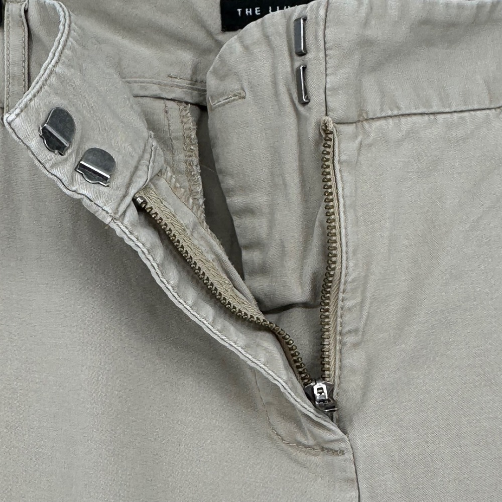 Vtg Y2K The Limited Drew Fit Khaki Flare Pants Women's Size 12 Cotton Preppy - Picture 3 of 5